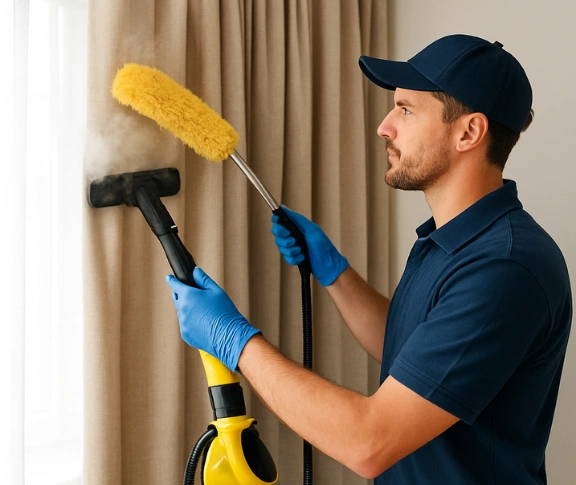 Trusted drapes cleaning technician Matty Curtain Cleaning reservoir-vic QLD
