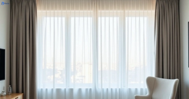 Restored vibrant drapes in reservoir-vic QLD after Matty Curtain Cleaning