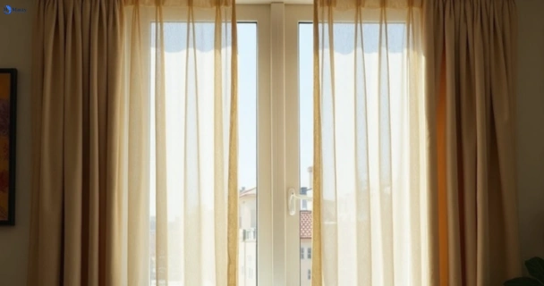 Dull dusty drapes in reservoir-vic before professional cleaning